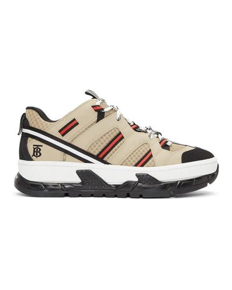 Burberry Mix Tech Rs5 Low Top Sneakers in Natural for Men 